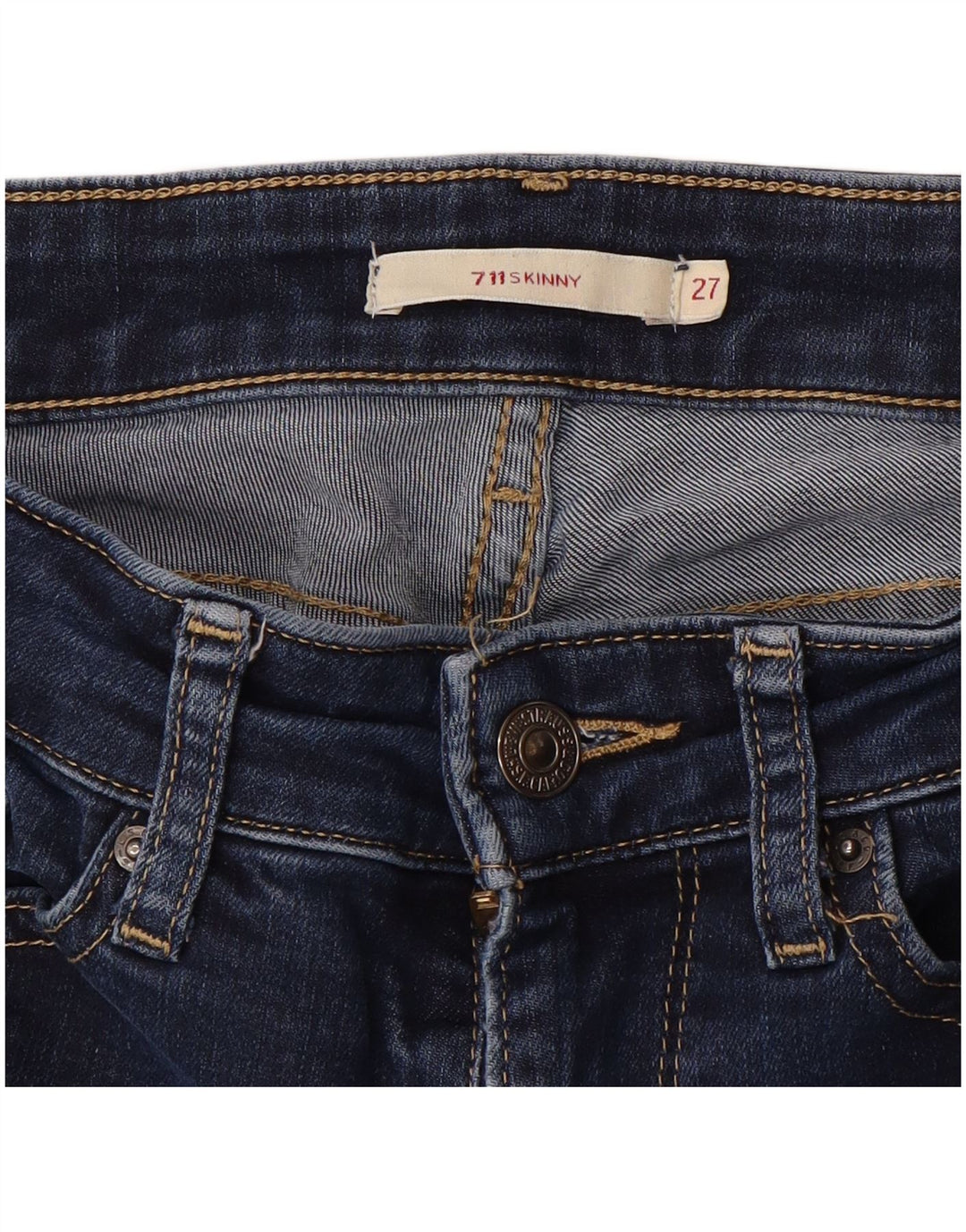 Levi's Jean Skinny 711 Femme W27 L26 Bleu