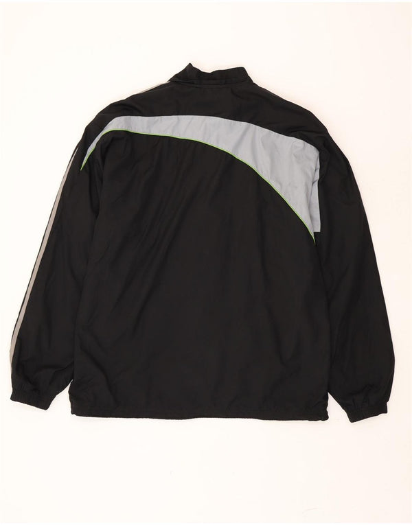 Adidas Hommes All Blacks Survêtement Top Veste Grand Noir Colorblock