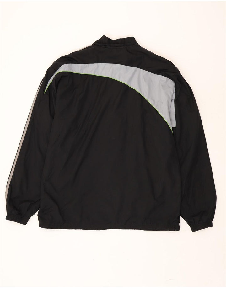 Adidas Hommes All Blacks Survêtement Top Veste Grand Noir Colorblock