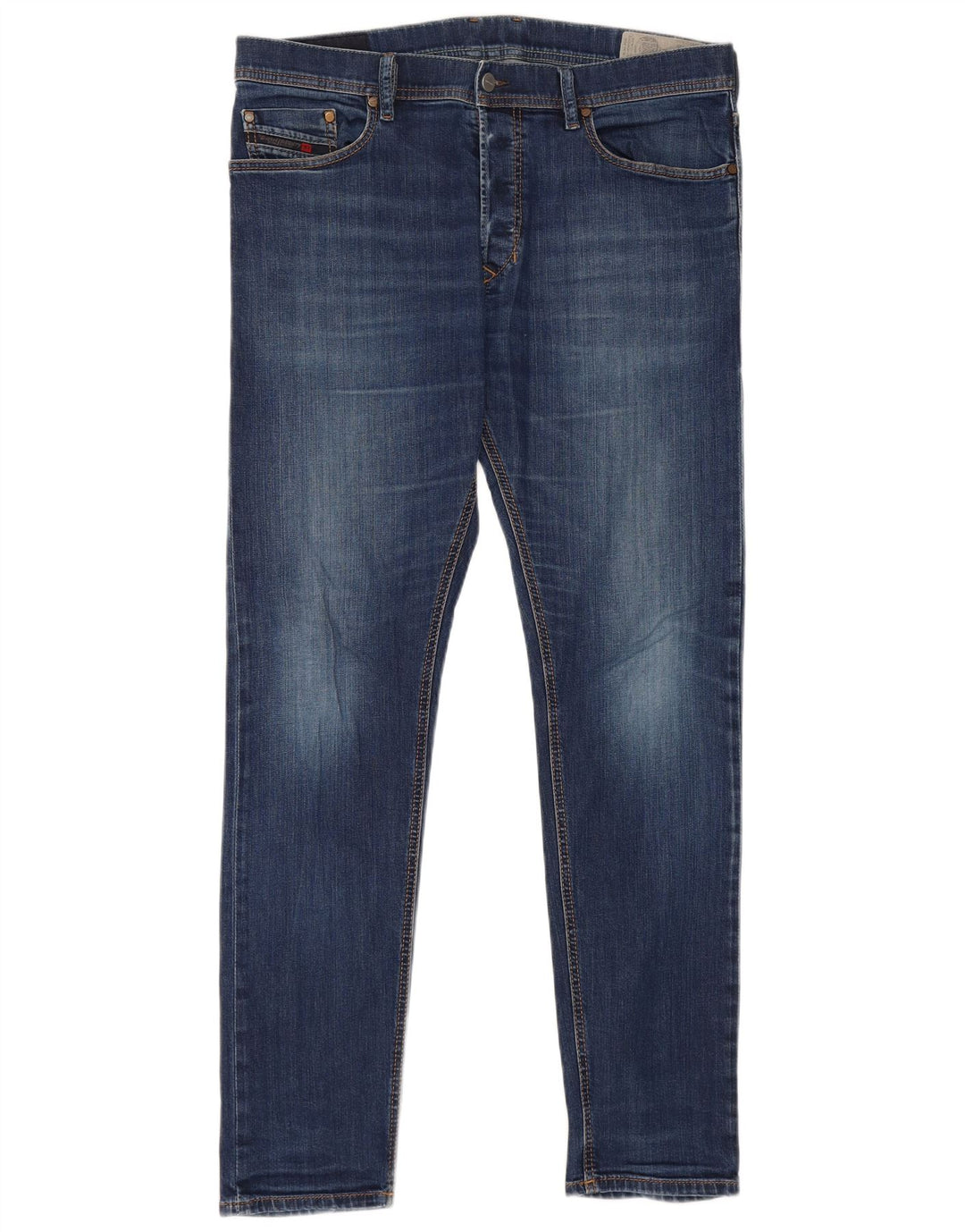 Jean Slim Homme Diesel W34 L31 Bleu Marine Coton