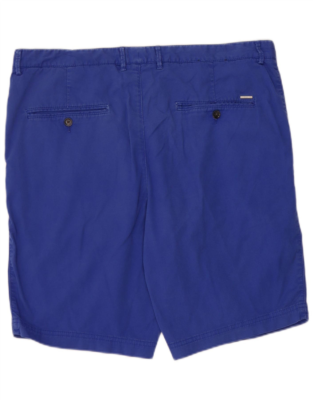 Hugo Boss Short Chino Homme W38 XL Bleu Coton