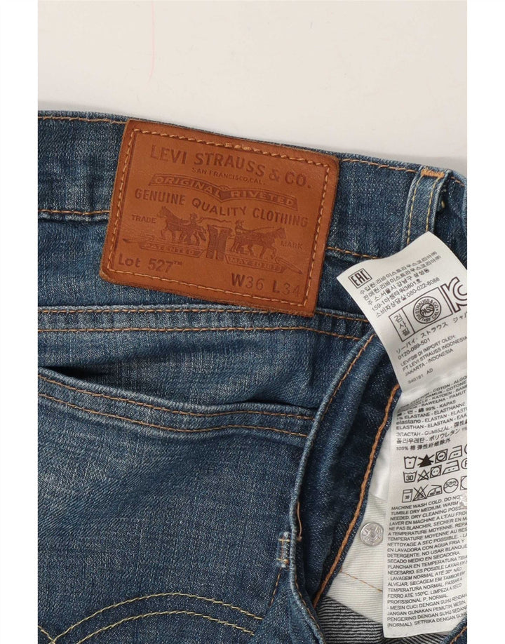 Levi's Jean 527 Bootcut Homme Bleu W36 L30 Coton