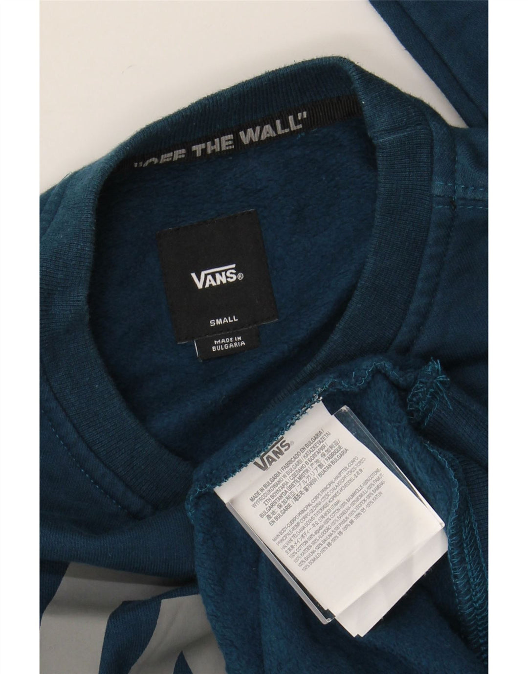 VANS Sweat-shirt graphique pour hommes, petit coton bleu