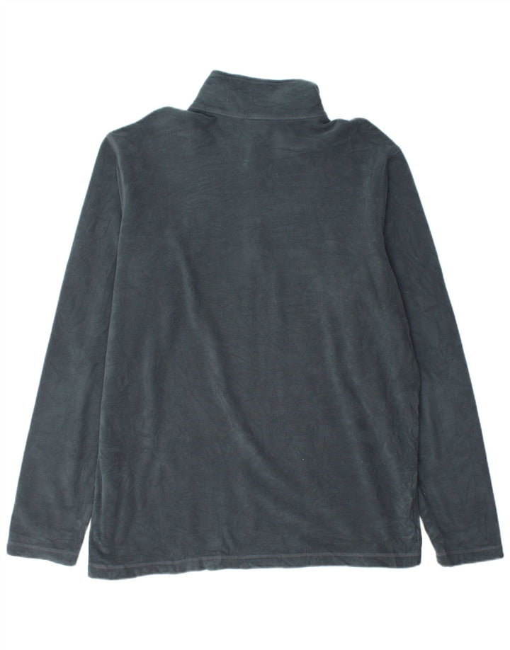 Eddie Bauer Pull polaire à col zippé pour homme Grand bleu marine Polyester