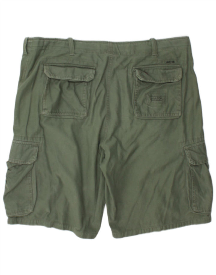 Mil-Tec Short Cargo Homme 2XL W42 Vert Coton