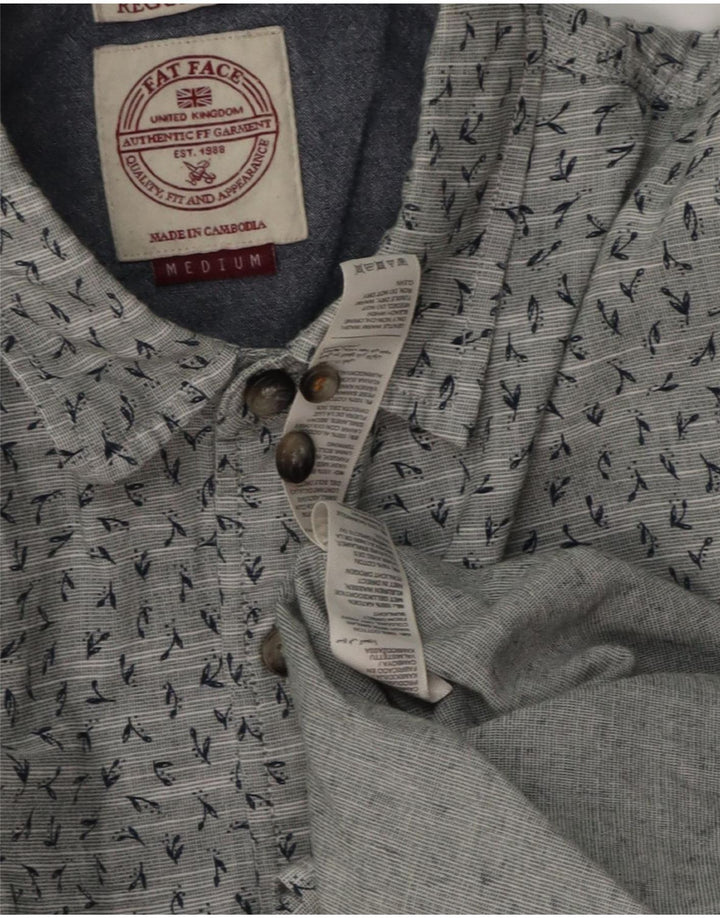 Chemise Regular Fit Homme Fat Face Coton Chiné Gris Moyen