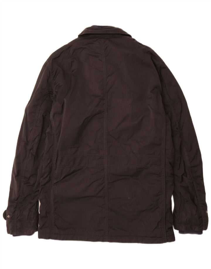 Tommy Hilfiger Veste utilitaire pour homme UK 38 Medium Black Nylon