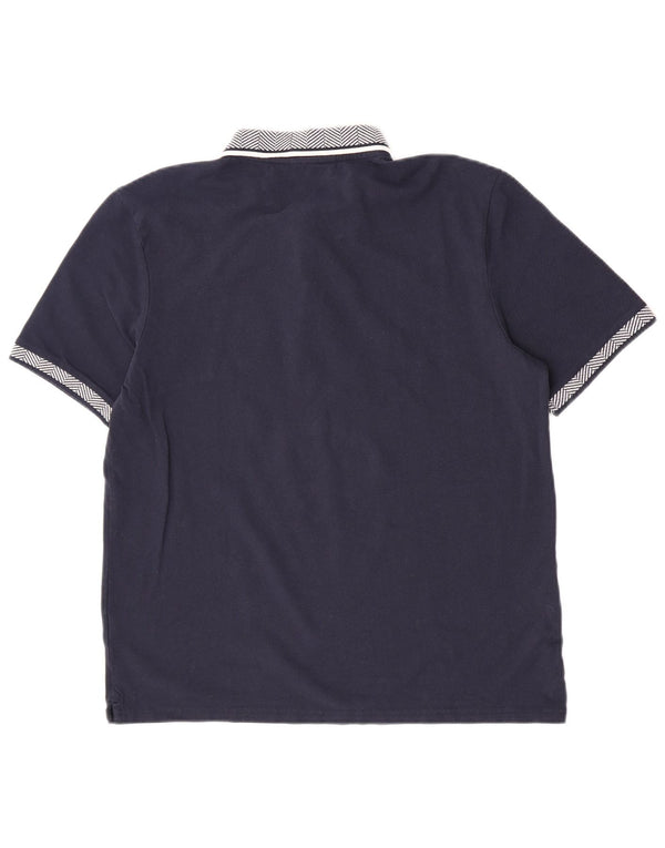 Ben Sherman Polo Homme Grand Coton Rayé Bleu Marine