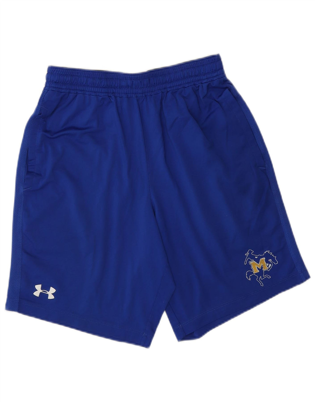 UNDER ARMOUR Short de Sport Heat Gear Homme Bleu Moyen