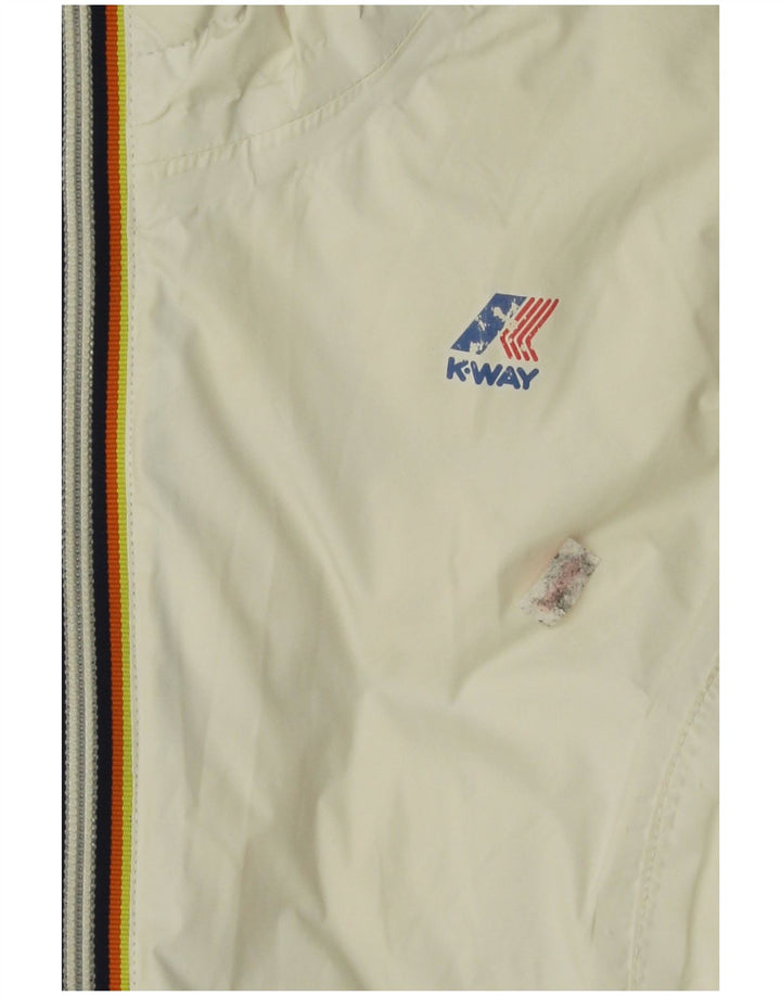 K-Way Veste matelassée réversible à capuche pour femme UK 8 Small Noir Polyamide