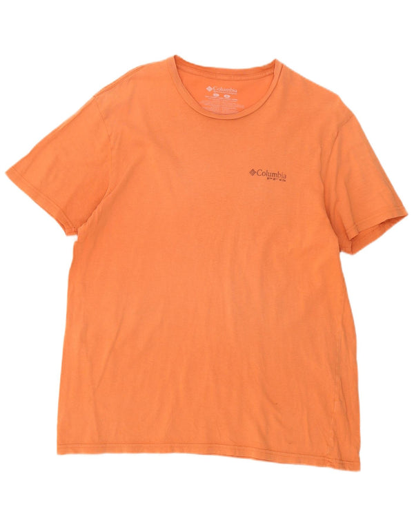 Columbia T-Shirt Graphique Homme Grand Orange Coton