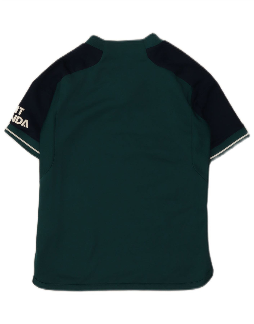 ADIDAS Garçons Fly Emirates Graphic T-Shirt Top 9-10 ans Vert Colorblock