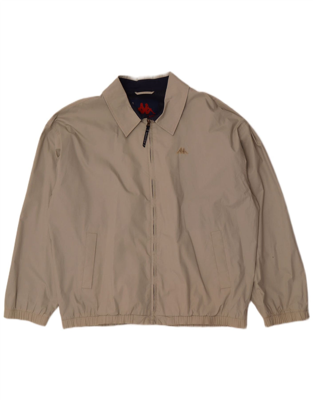 Kappa Veste Bomber Homme UK 44 2XL Beige Polyester