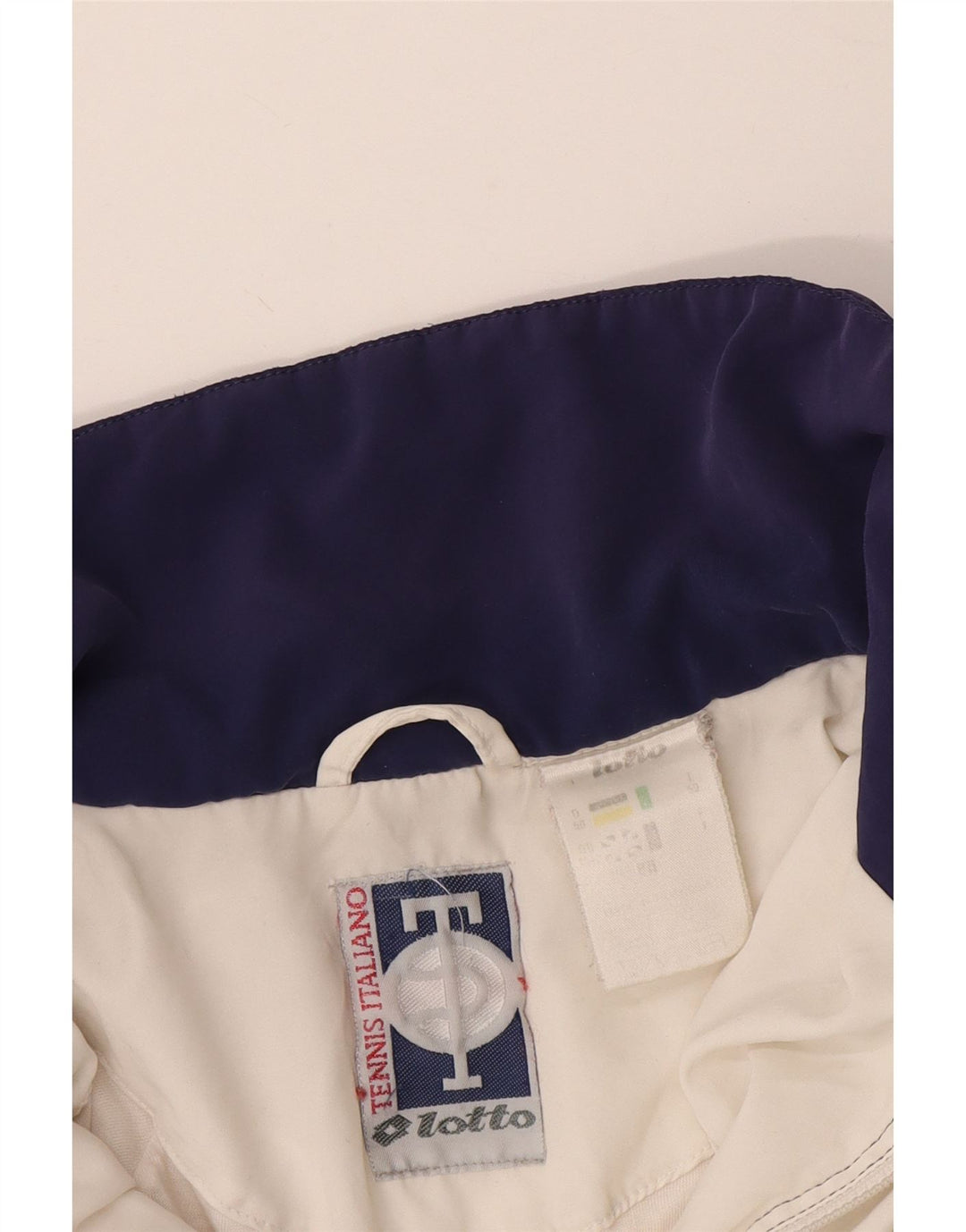 LOTTO Veste de Survêtement Homme IT 50 Medium Blanc Colourblock