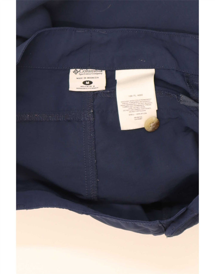 Columbia Short Cargo Femme Moyen W32 Bleu Marine Nylon