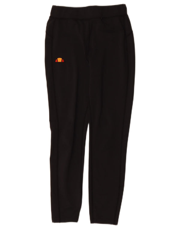 Ellesse Legging court graphique pour femme UK 8 Small Noir Polyester
