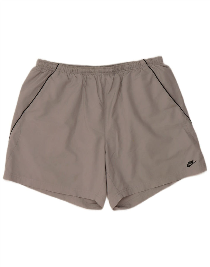 NIKE Short de sport pour homme 2XL Gris Polyester
