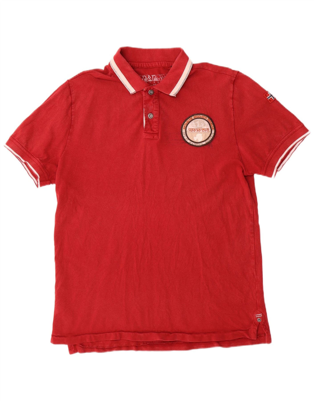 NAPAPIJRI Polo Geographic Homme Rouge Moyen