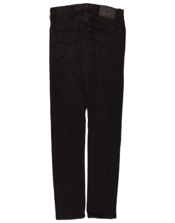 Levi's Mens 510 Skinny Jeans W30 L32 Black Cotton