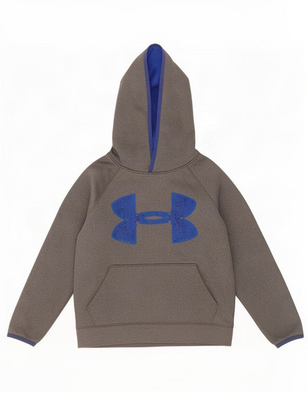 Under Armour Cold Gear Graphic Sweat à capuche pour garçon 7-8 ans Gris Taille S