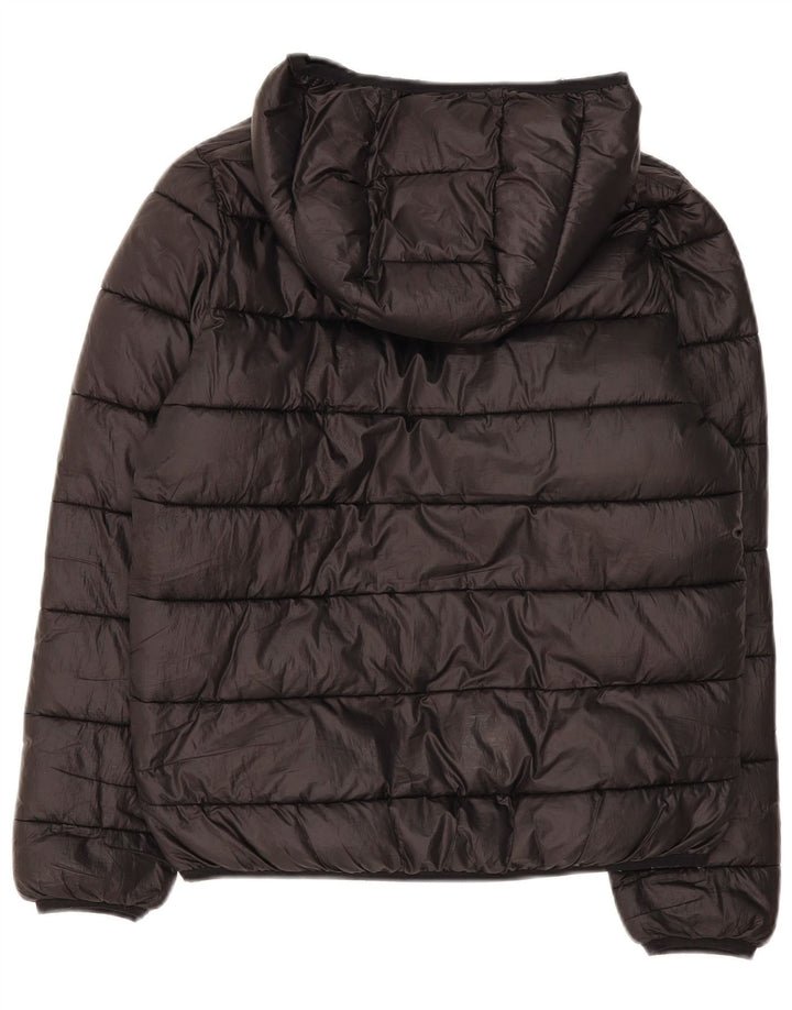 Champion Veste matelassée à capuche pour garçon 13-14 ans XL Noir Polyester