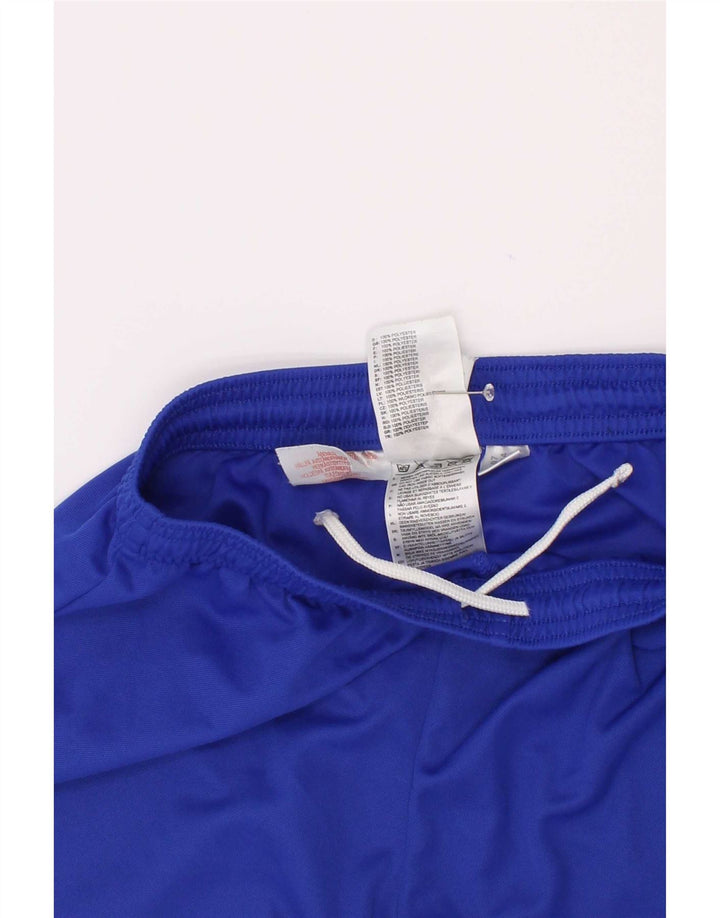 Short de sport Adidas Garçon Climalite 9-10 ans Bleu Polyester