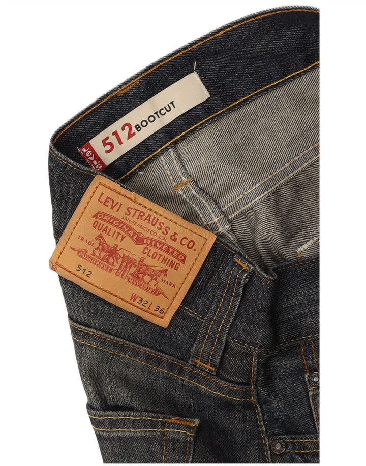 LEVI'S Jean Bootcut 512 Femme W32 L36 Bleu