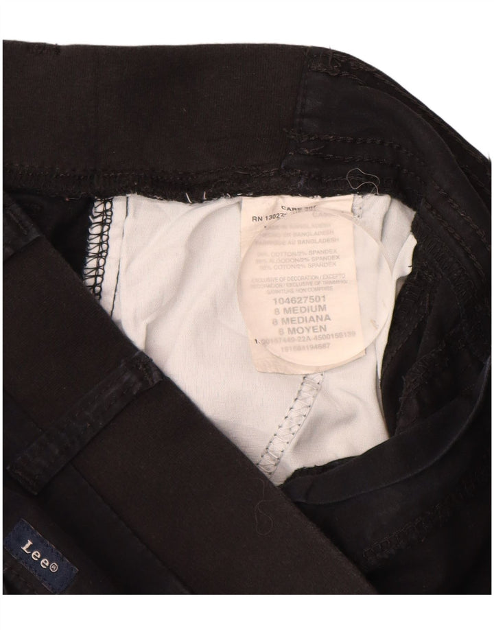 Lee Short cargo taille moyenne pour femme, coupe décontractée, US 8, W30, coton noir