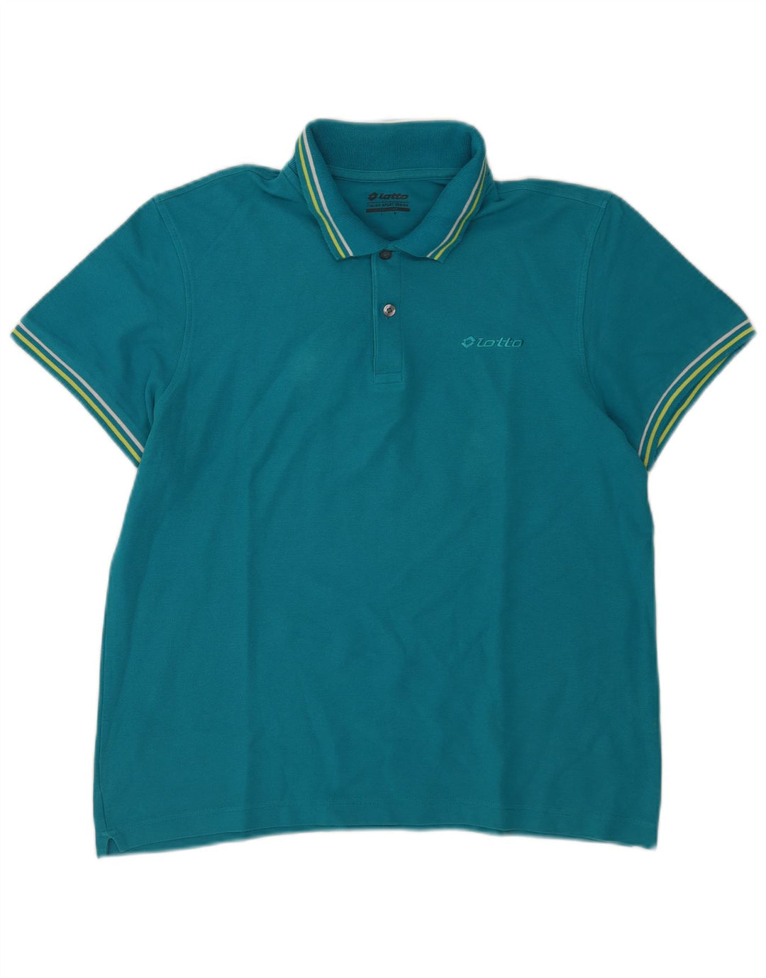 Lotto Polo Homme Large Rayé Bleu