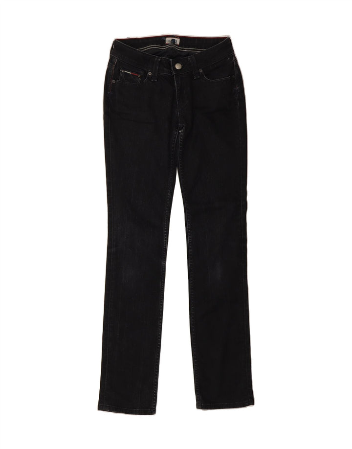 TOMMY HILFIGER Womens Slim Jeans W26 L34 Black Cotton Vintage Tommy Hilfiger and Second-Hand Tommy Hilfiger from Messina Hembry 