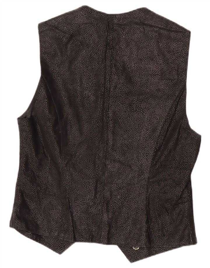 gilet femme vintage UK 14 Moyen Noir