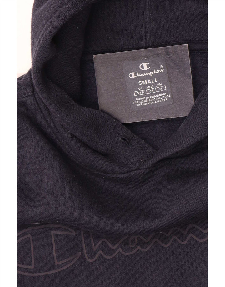 Champion Pull à capuche graphique pour hommes, petit, bleu marine