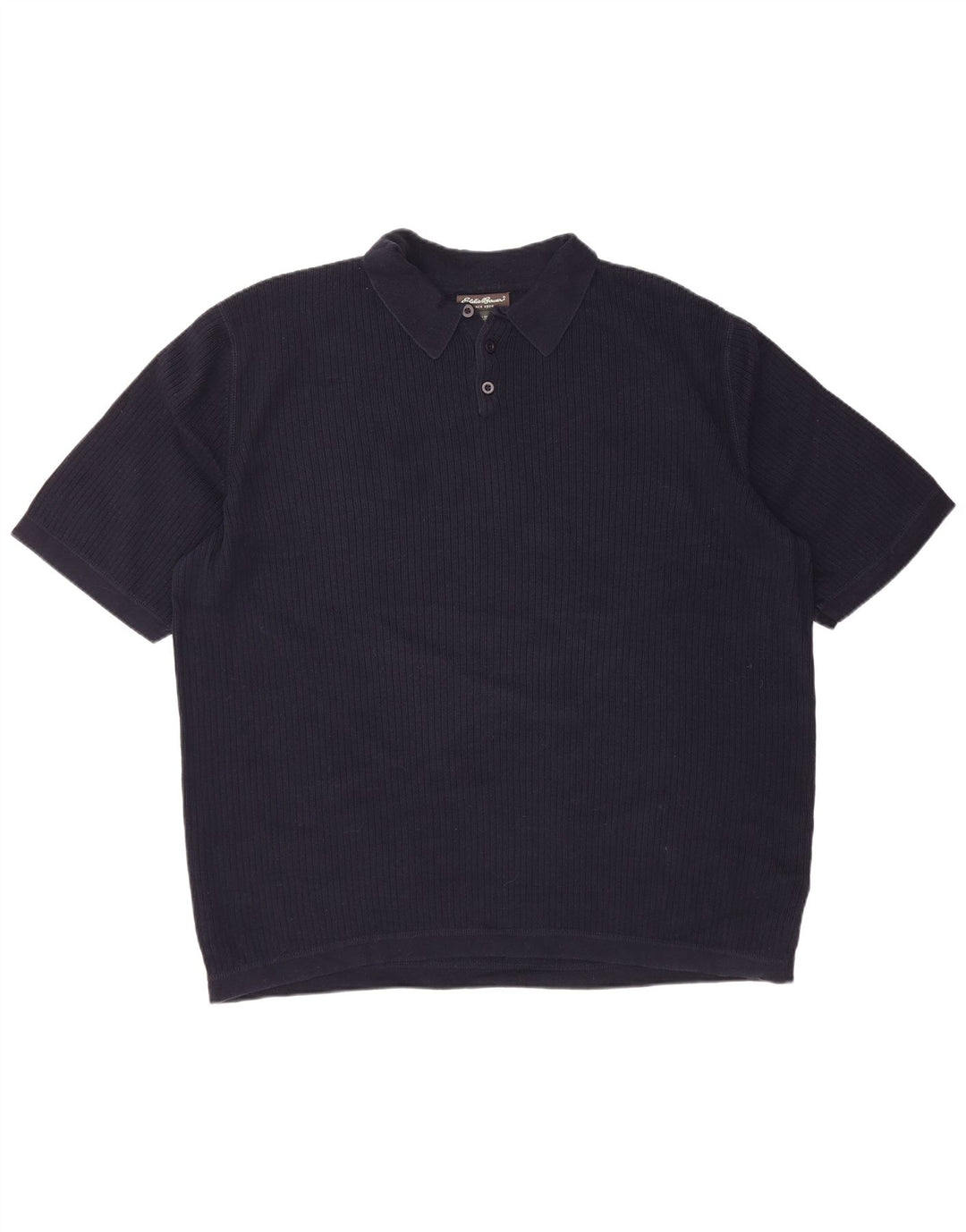 EDDIE BAUER Pull à manches courtes et col polo pour homme XL Bleu marine