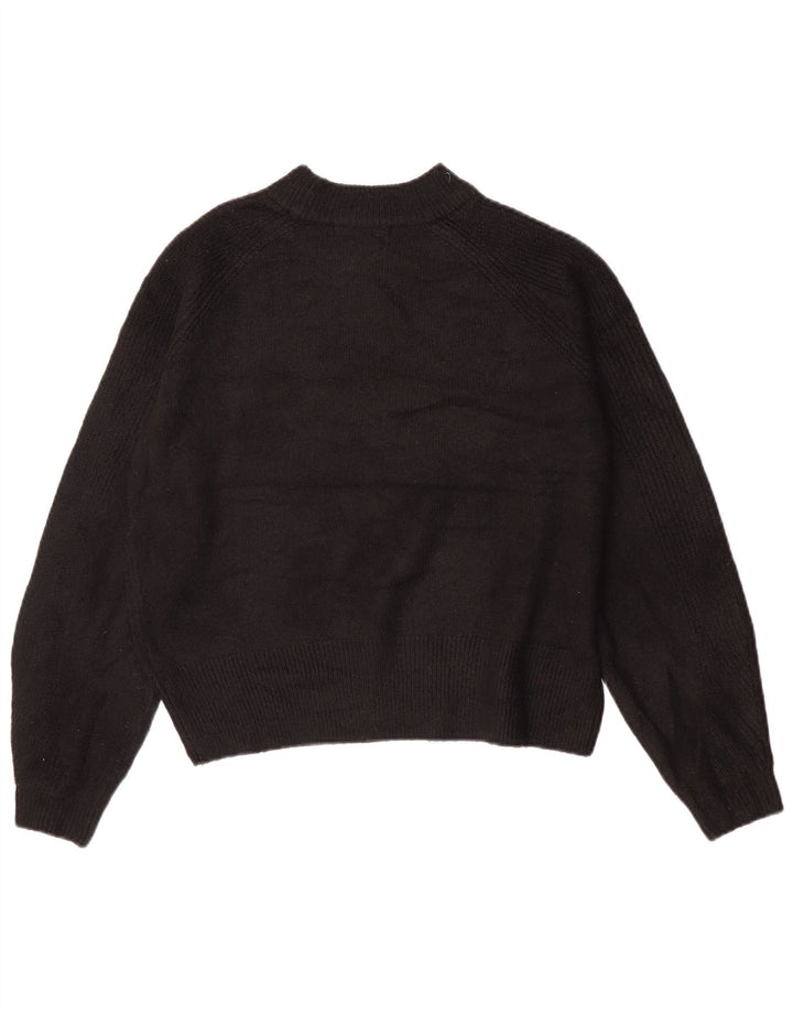 Marks & Spencer Pull à col roulé pour femme UK 14 Noir moyen