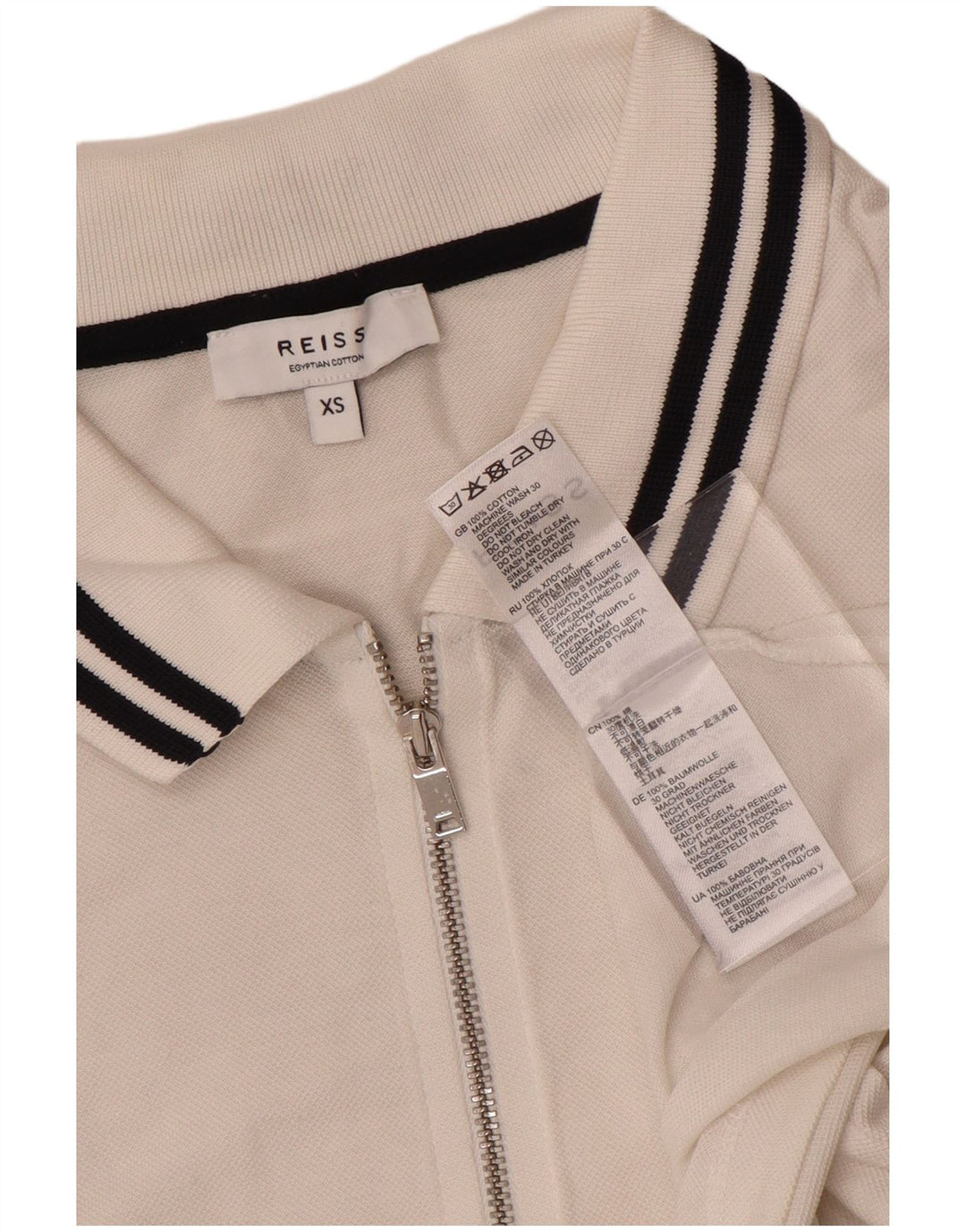Reiss Polo Homme XS Blanc Coton