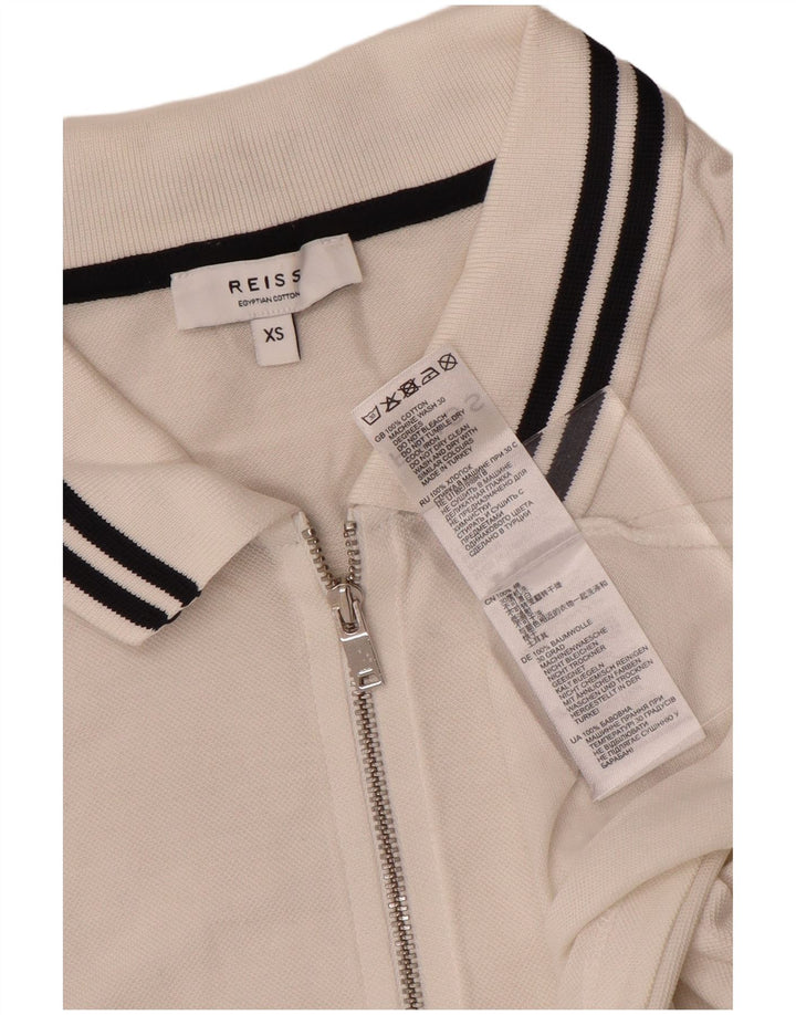 Reiss Polo Homme XS Blanc Coton
