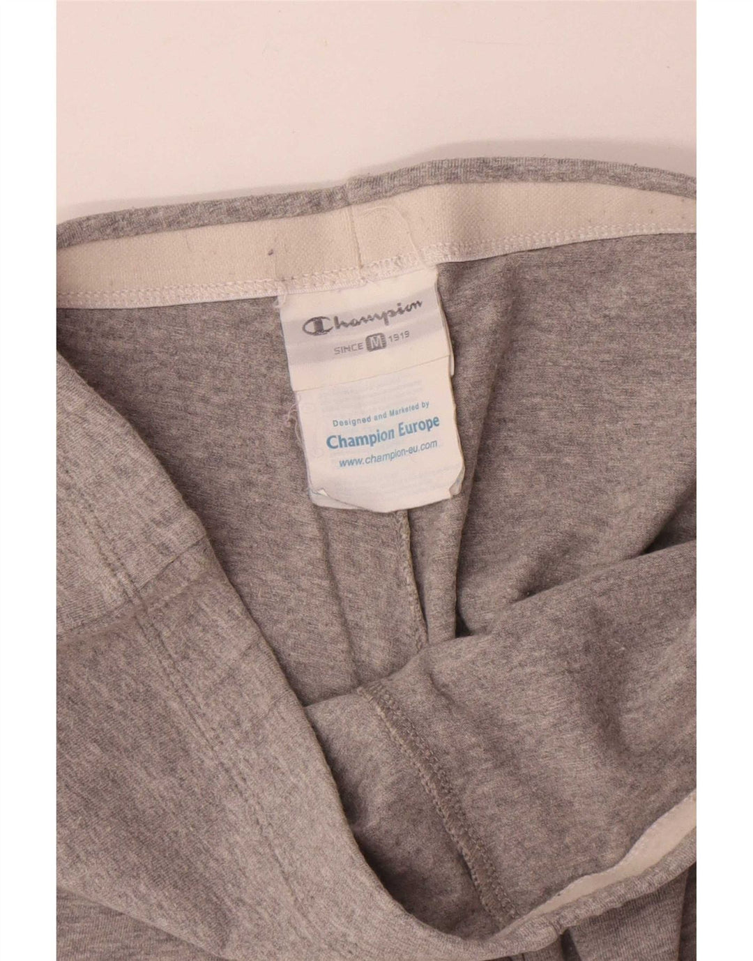 Champion Pantalon De Survêtement Femme UK 12 Coton Chiné Gris Moyen
