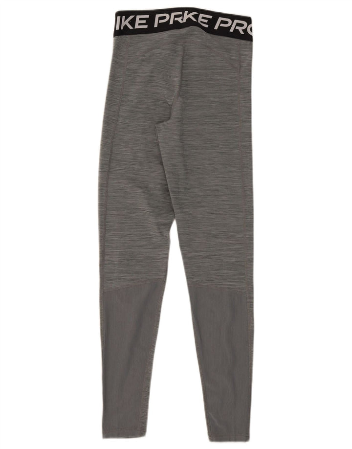 Nike Legging graphique Dri Fit pour femme UK 8 Small Gris moucheté