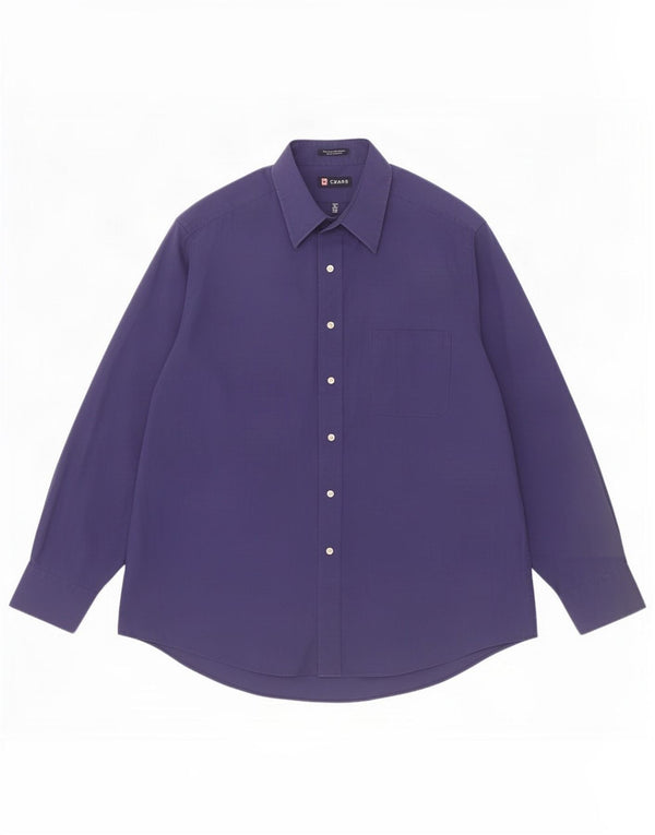 Chaps Chemise Homme Taille 17 1/2 XL Coton Bleu Marine