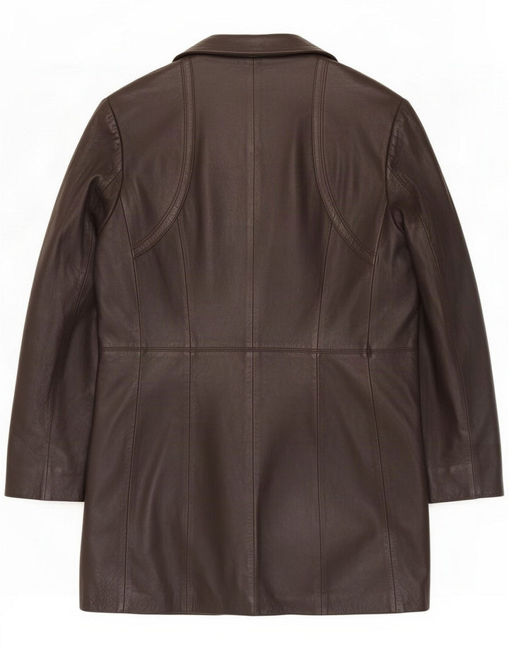Vintage Manteau en cuir pour homme IT 48 Marron moyen