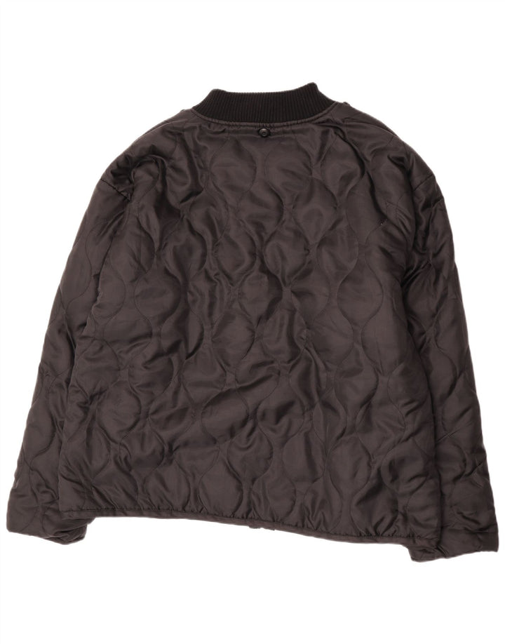 Brandit Veste matelassée pour homme UK 48 4XL Noir Polyester