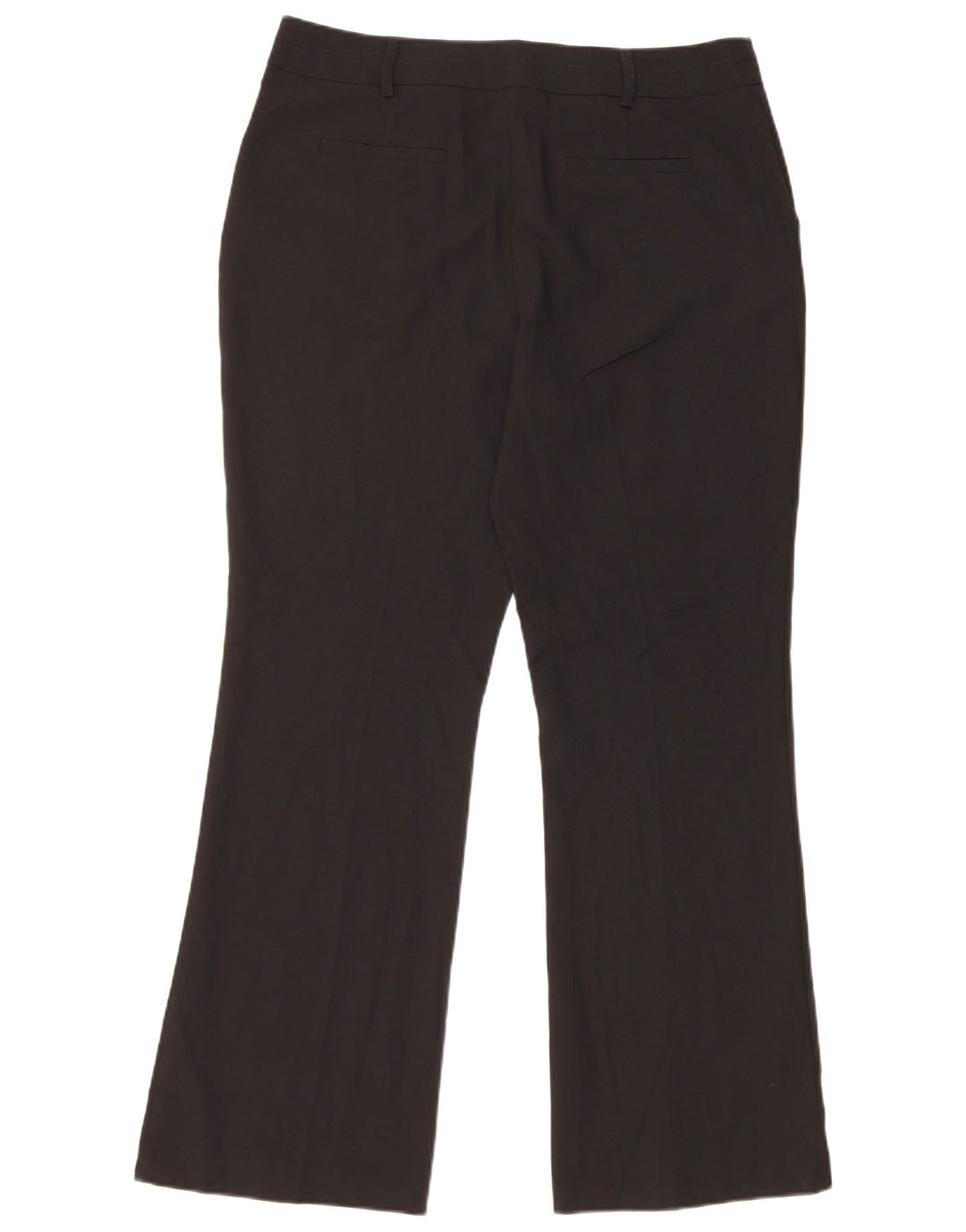 M&Co Pantalon Chino Bootcut Femme UK 14 Large W32 L29 Noir Polyester