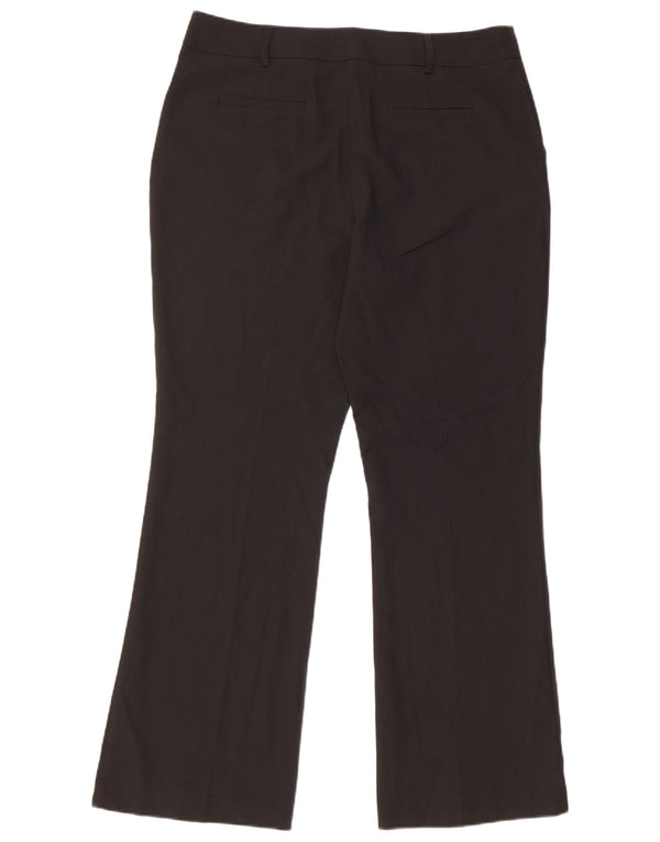 M&Co Pantalon Chino Bootcut Femme UK 14 Large W32 L29 Noir Polyester