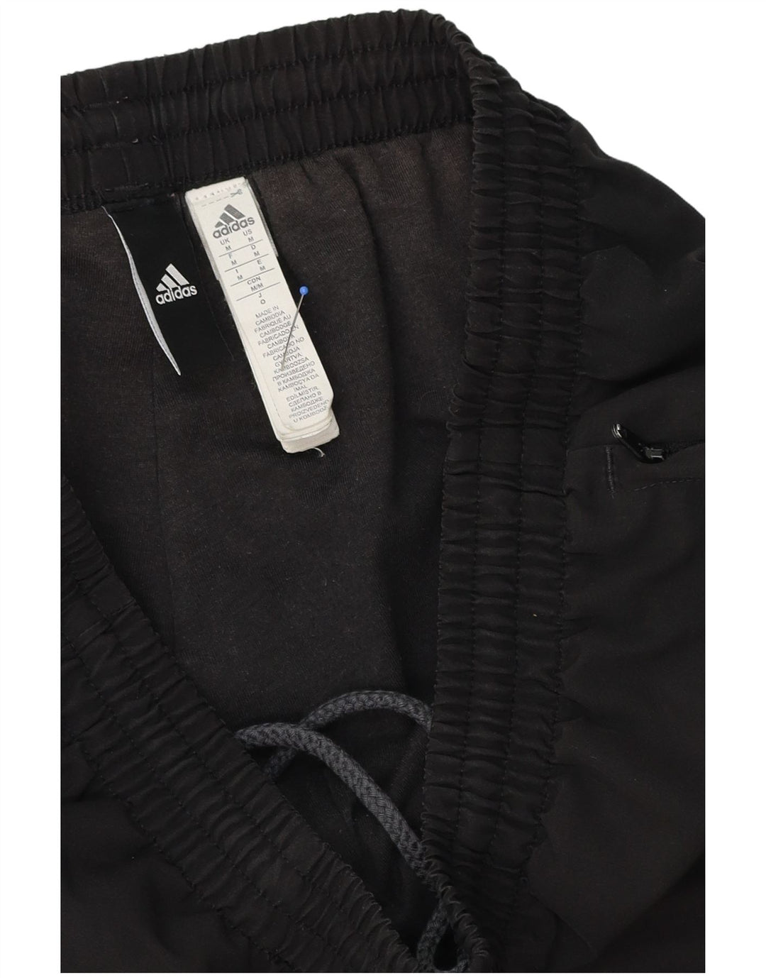 ADIDAS Pantalon de Survêtement Joggers Homme Noir Moyen Polyester