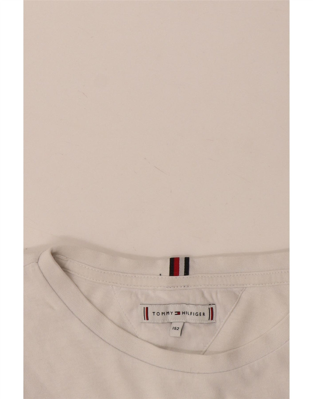 Tommy Hilfiger Haut graphique à manches longues pour garçon 11-12 ans Blanc