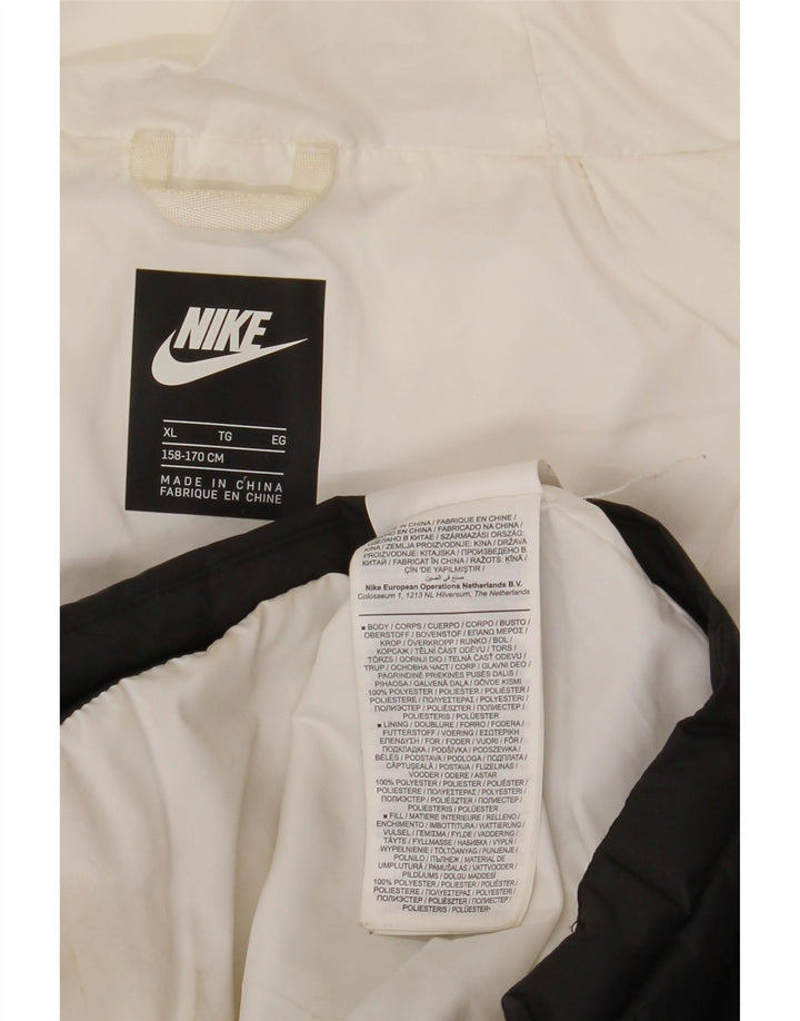 Nike Veste matelassée à capuche pour garçon 13-14 ans XL Multicolore Colourblock