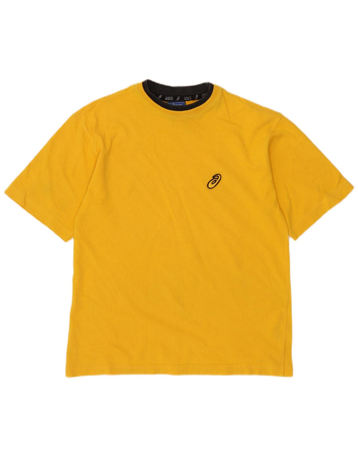 Asics T-Shirt Garçon 11-12 ans Jaune Coton