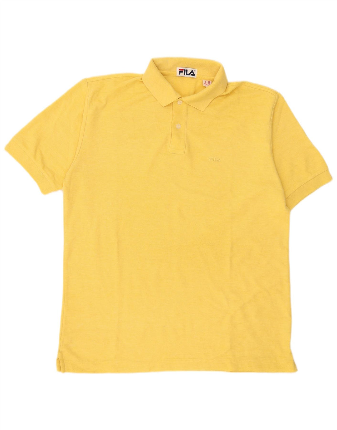 Fila Polo Homme IT 50 Coton Jaune Moyen