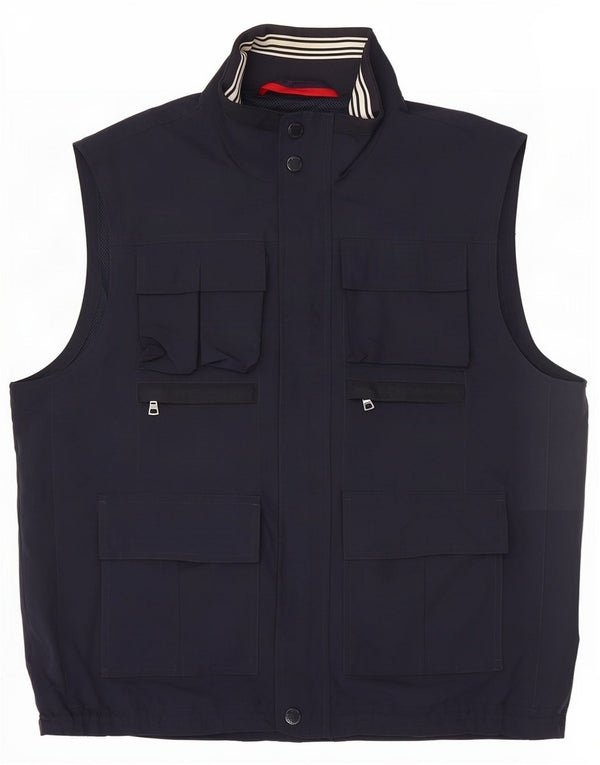 Marks & Spencer Gilet utilitaire Blue Harbor pour homme UK 40 Large Marine Polyamide