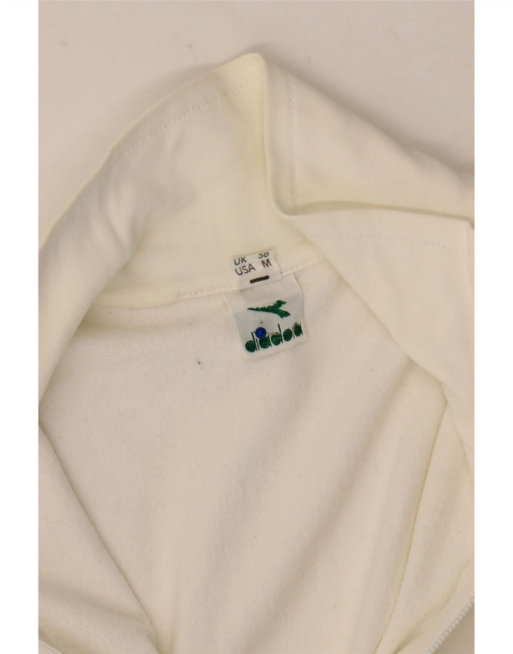 DIADORA Veste de survêtement pour homme UK 38 Medium Blanc